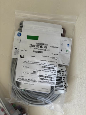 GE 2104749-001 -Conjunto 10 الرصاص ECG الأسلاك الرصاصية والكابل الجذعي،AHA