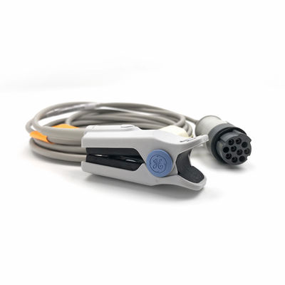 جهاز استشعار أصابع GE TS-F4-N TruSignal SpO2 قابل لإعادة الاستخدام