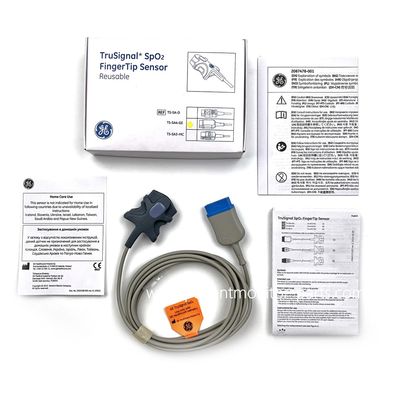 مستشعر أصابع (TS-SA4-GE) TruSignal SpO2 قابل لإعادة الاستخدام