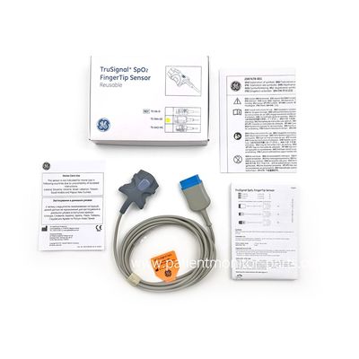مستشعر أصابع (TS-SA4-GE) TruSignal SpO2 قابل لإعادة الاستخدام