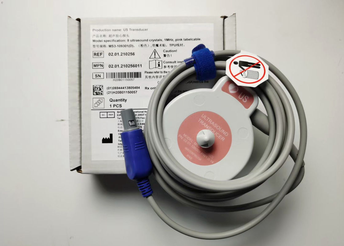 EDAN F6 مراقبة الجنين المحول MS3-109301 فتحة مزدوجة 4 دبوس مقاومة للماء IPX8