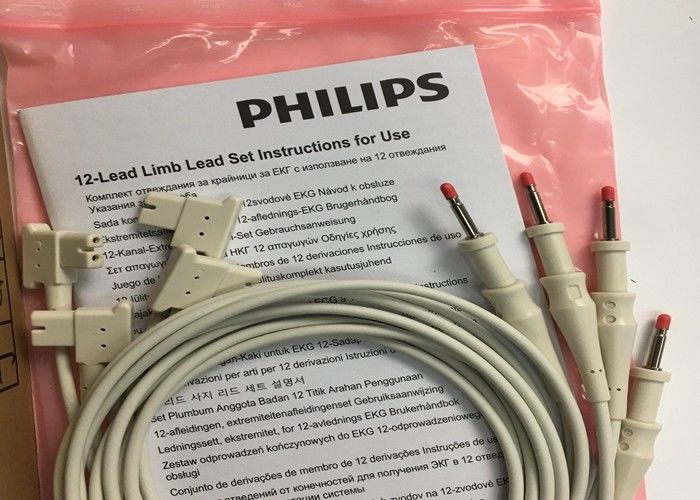1M 12 الرصاص ECG أطراف الرصاص 989803151711 ل PHLIP TC30 TC50 TC70 مراقبة المريض