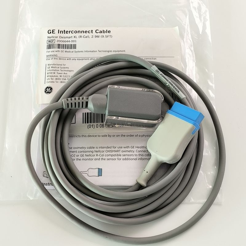 الكابلات المترابطة الأصلية لشركة GE Oxismare XL ((R-Cal) 2.9M ((9.5FT) REF:2006644-001