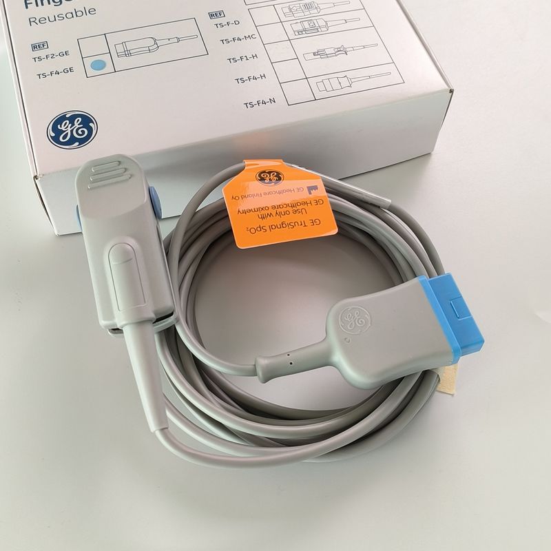 GE الأصلي Ohmeda TruSignal SpO2 مستشعر الأصابع قابل لإعادة الاستخدام REF:TS-F4-GE