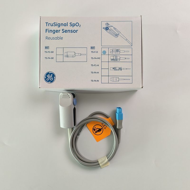 ج.إي أصلي Datex-Ohmeda TruSignal SpO2 مستشعر الأصابع قابل لإعادة الاستخدام REF: TS-F-D