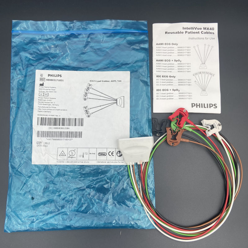 جهاز الـ ECG 5-Lead Grabber AAMI Tele REF: 989803171831 لمراقبة المريض IntelliVue MX40